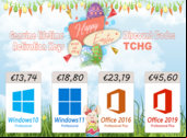 Obtenez Windows 10 pour 11 €, Office pour 23 € et des logiciels informatiques au meilleur prix.