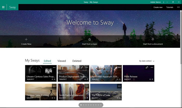 Microsoft Sway