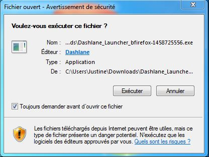 dashlane-installation