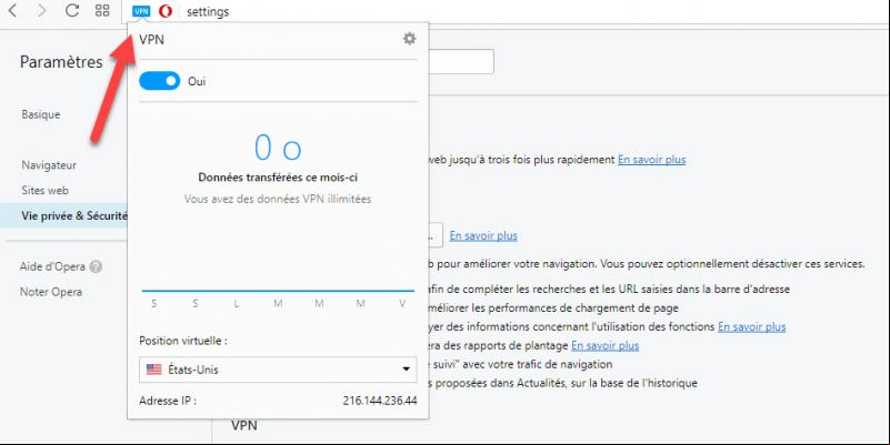 Opera VPN