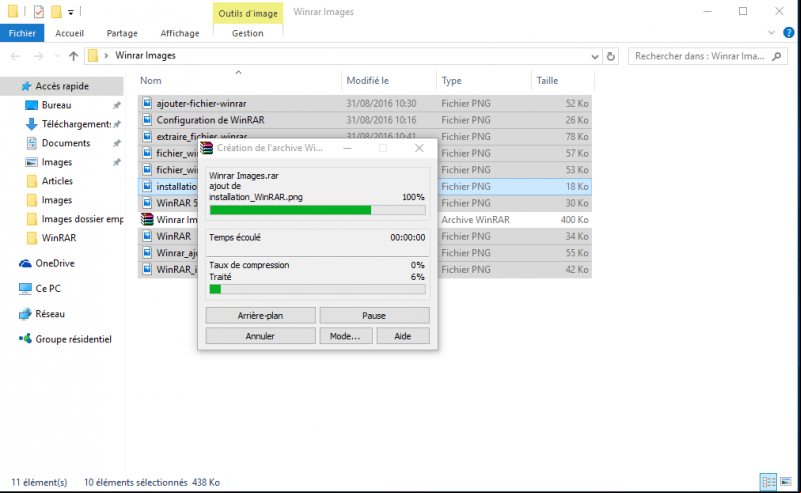 compression_fichiers_winrar