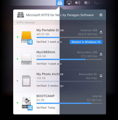 Paragon NTFS Mac