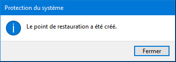 Point de restauration