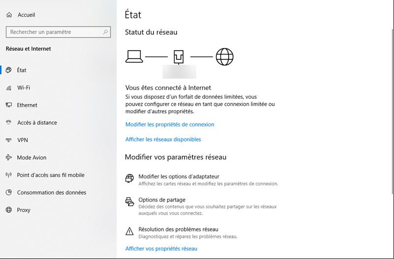 Ethernet Windows 10