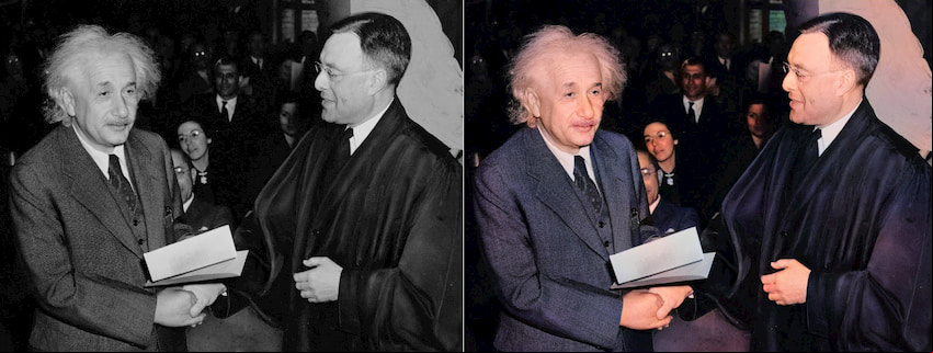Deep AI colorization
