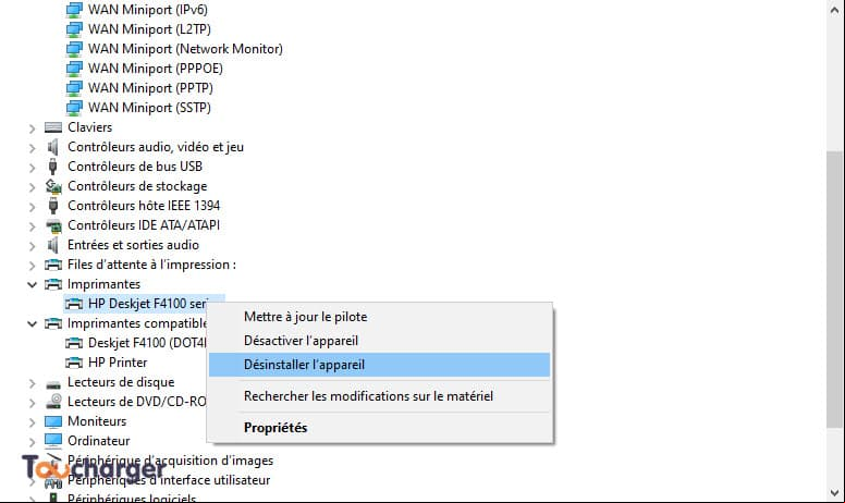Gestionnaire de périphériques